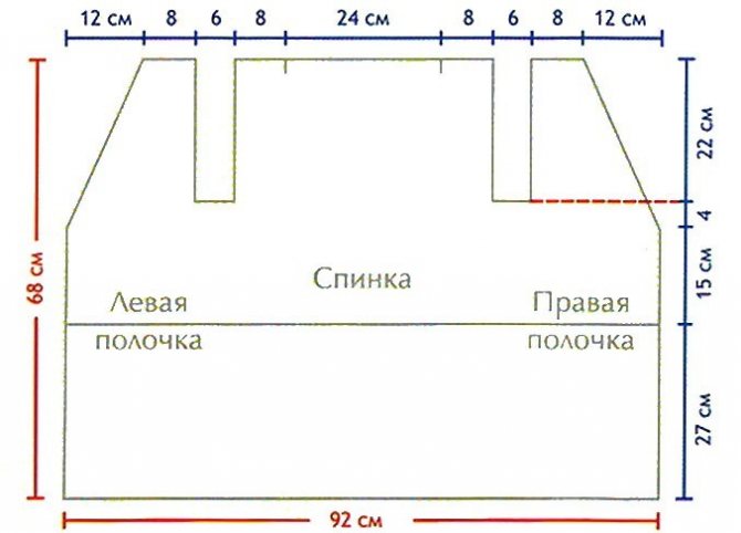 Как сшить жилет из лисы, песца: выкройка